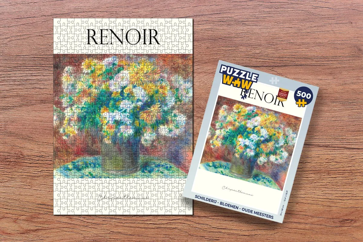 PuzzleWow Bloemen Legpuzzel 500 Stuks - Multicolor
