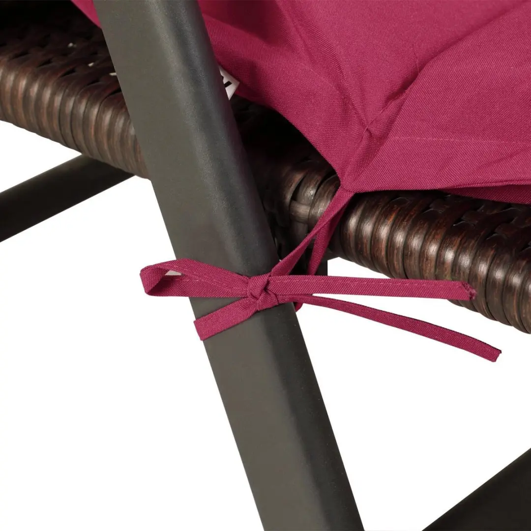 Deuba Ligbedkussen Rood 183x56x7cm - afbeelding 5 van 6