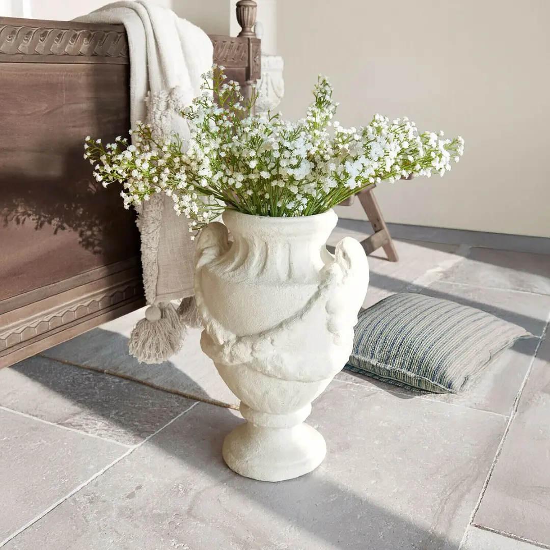 Loberon Chaverny Sierpot 14cm - Antiekwit - afbeelding 2 van 4