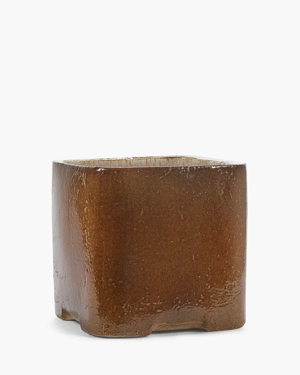 Serax Kelly Wearstler Bloempot-Plantenbak Planter 04 Amber Book 40.5cm x 40.5cm