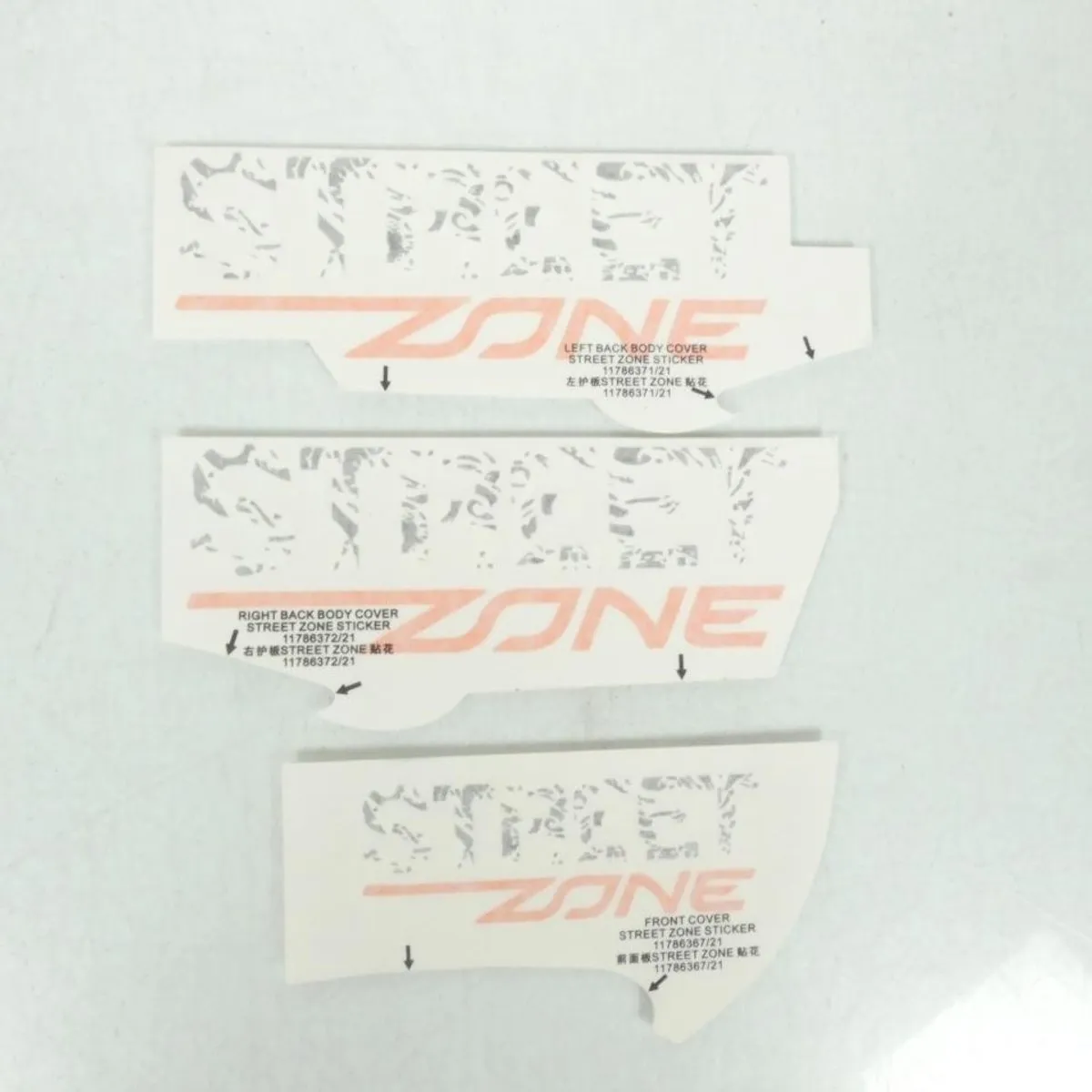 Peugeot 50 Streetzone Embleemsticker Multicolor
