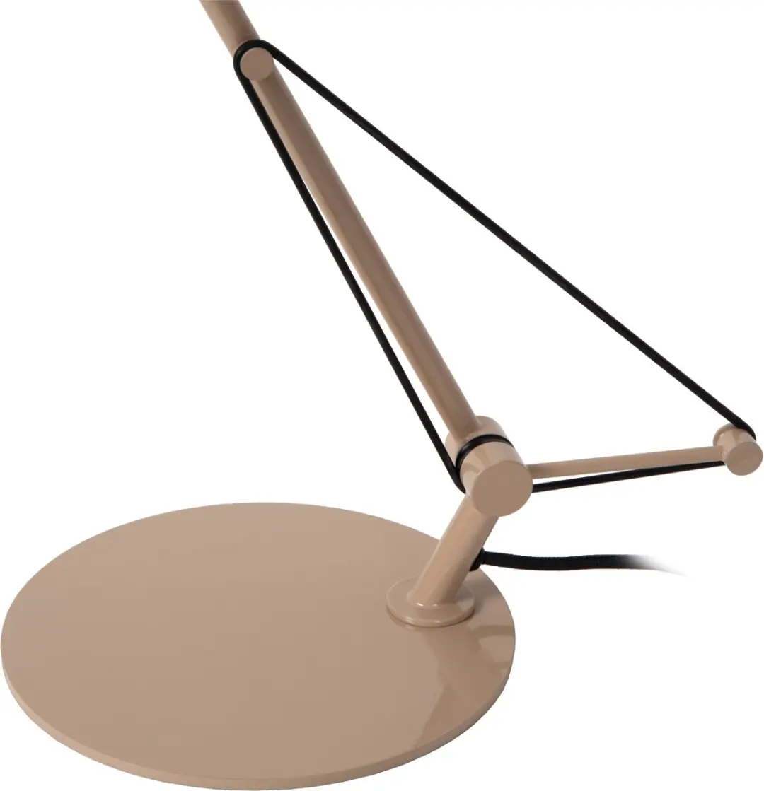 Lucide Terry Bureaulamp LED 8W - Taupe - afbeelding 4 van 6