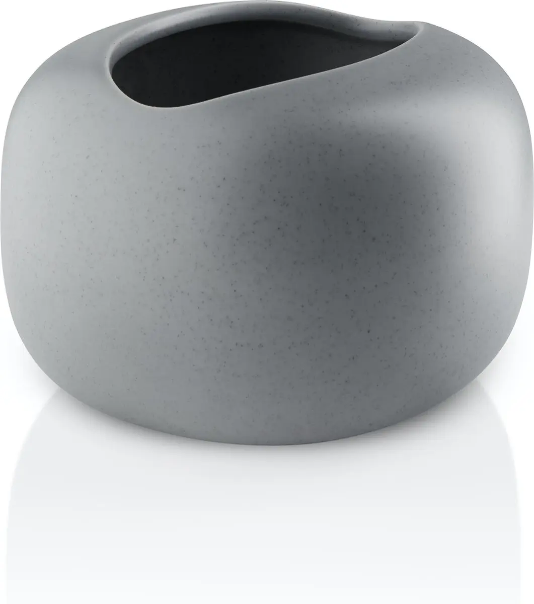 Stone Bloempot, Ø 16 cm, Keramiek, Grijs