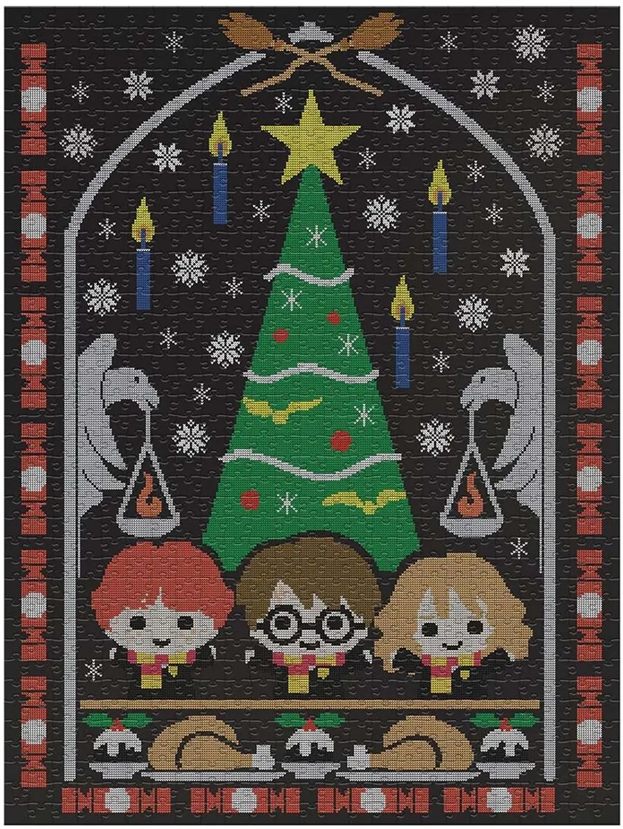 Harry Potter Jigsaw Puzzle Veelkleurig 1000 Stuks - Holiday at Hogwarts