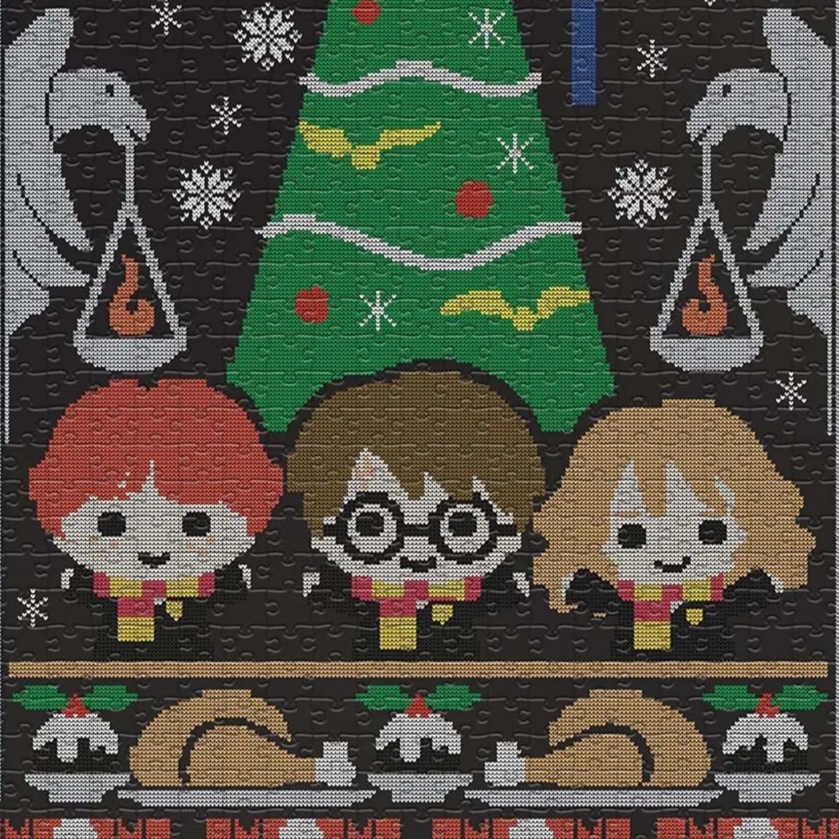 Harry Potter Jigsaw Puzzle Veelkleurig 1000 Stuks - Holiday at Hogwarts