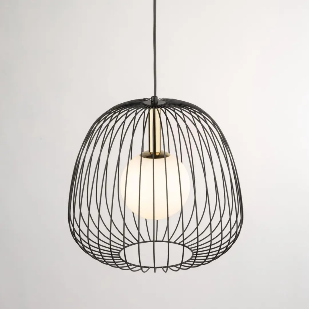 Sigma Bell M Hanglamp - Ø33cm - Wit/Zwart - afbeelding 2 van 3