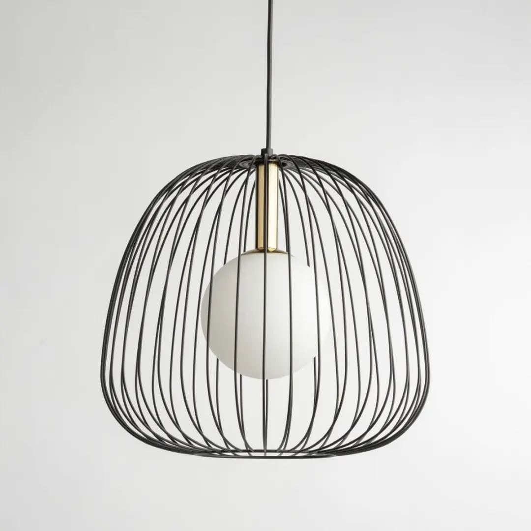 Sigma Bell M Hanglamp - Ø33cm - Wit/Zwart - afbeelding 3 van 3