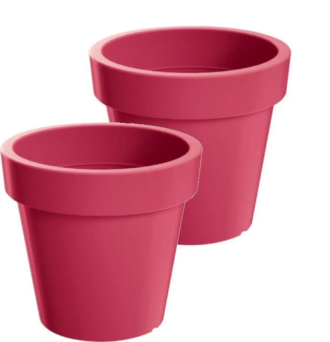 Bloempot Buiten Rond Lofly 16cm FRAMBOOS Prosperplast / 2 STUKS ! /
