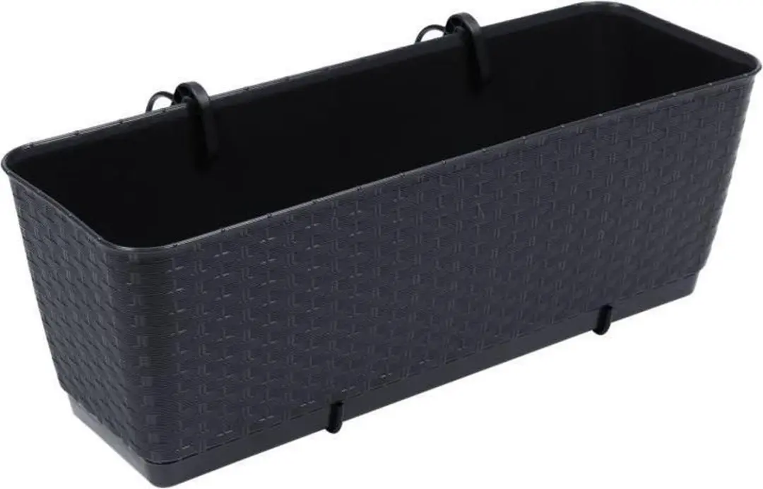 Prosperplast Ratolla Balkondoos 39x16x14,5cm Antraciet
