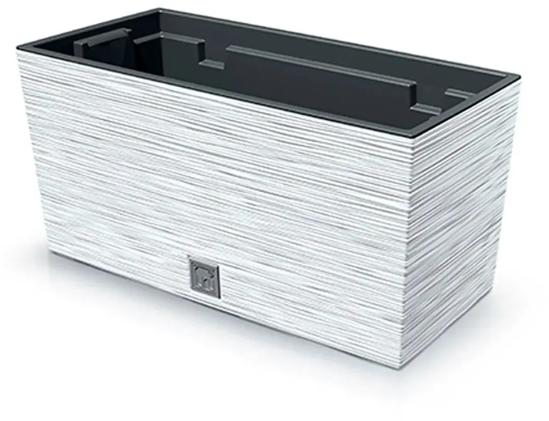 Prosperplast Furu Case Bloembak 40x18x19cm Wit - afbeelding 6 van 6
