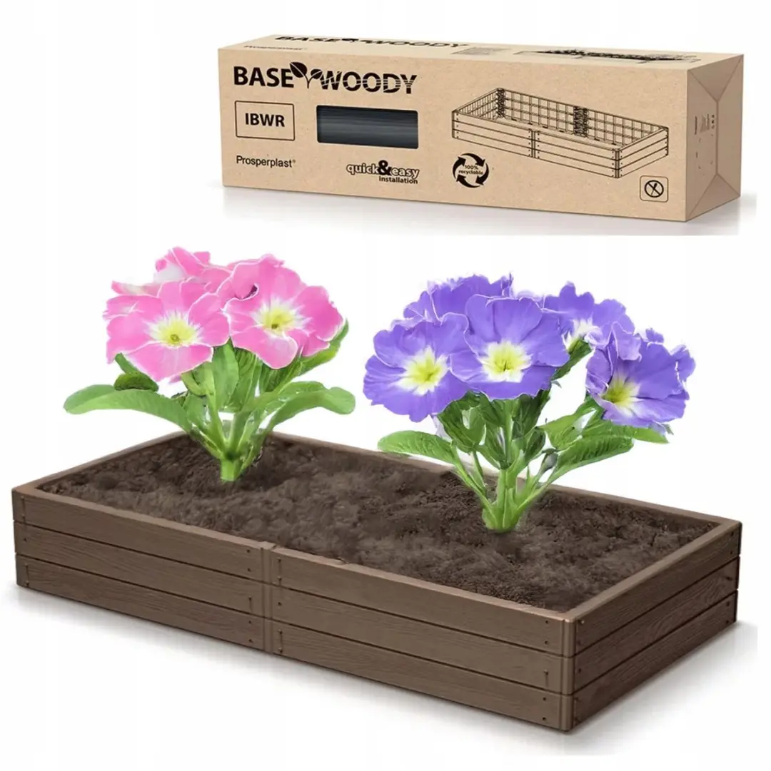 Prosperplast Verhoogde Bloembak 149x75x25cm Bruin