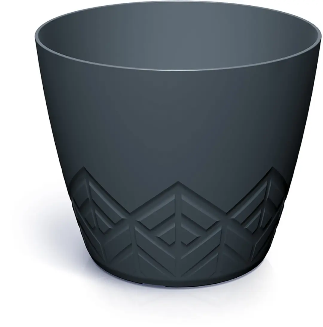 Bloempot Rond Areco Round 30cm ANTRACIET Prosperplast