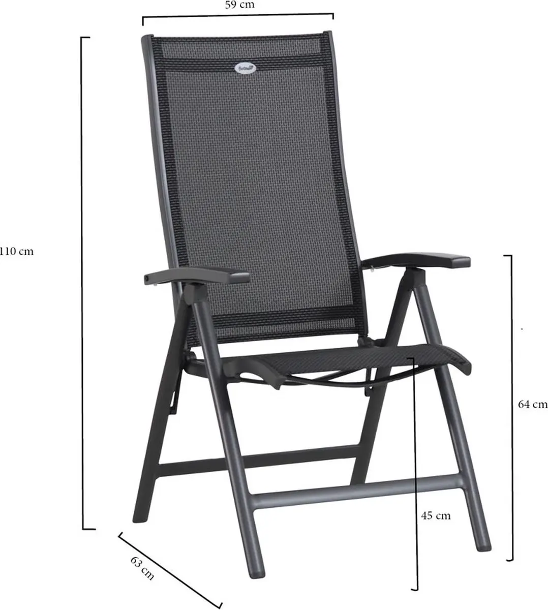 Hartman Salvatore Recliner - 3 standen - Antraciet - afbeelding 6 van 6