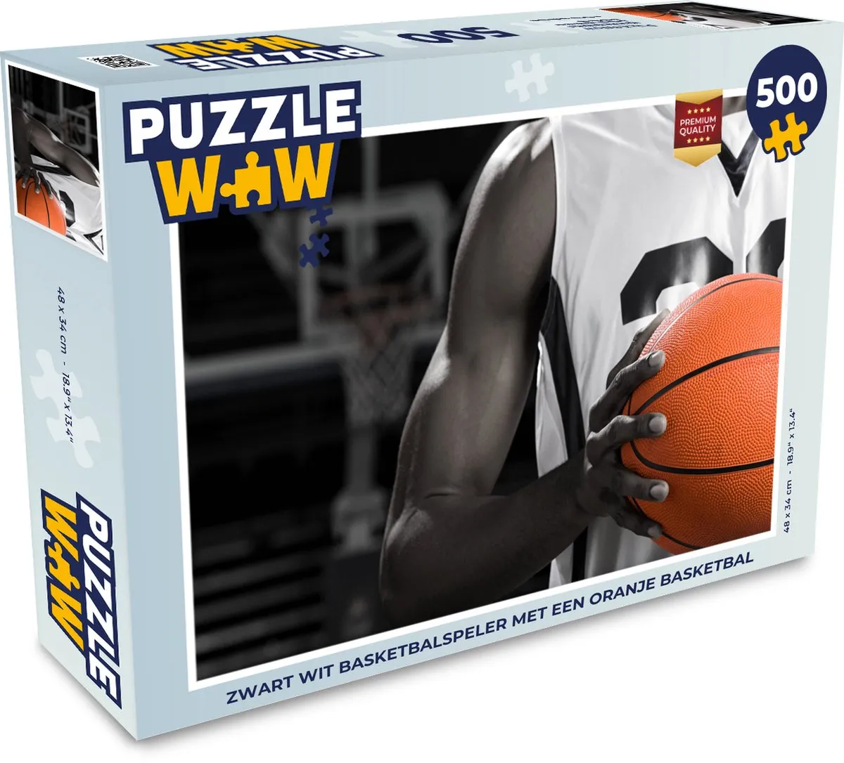 PuzzleWow Legpuzzel 500 Stuks - Multicolor