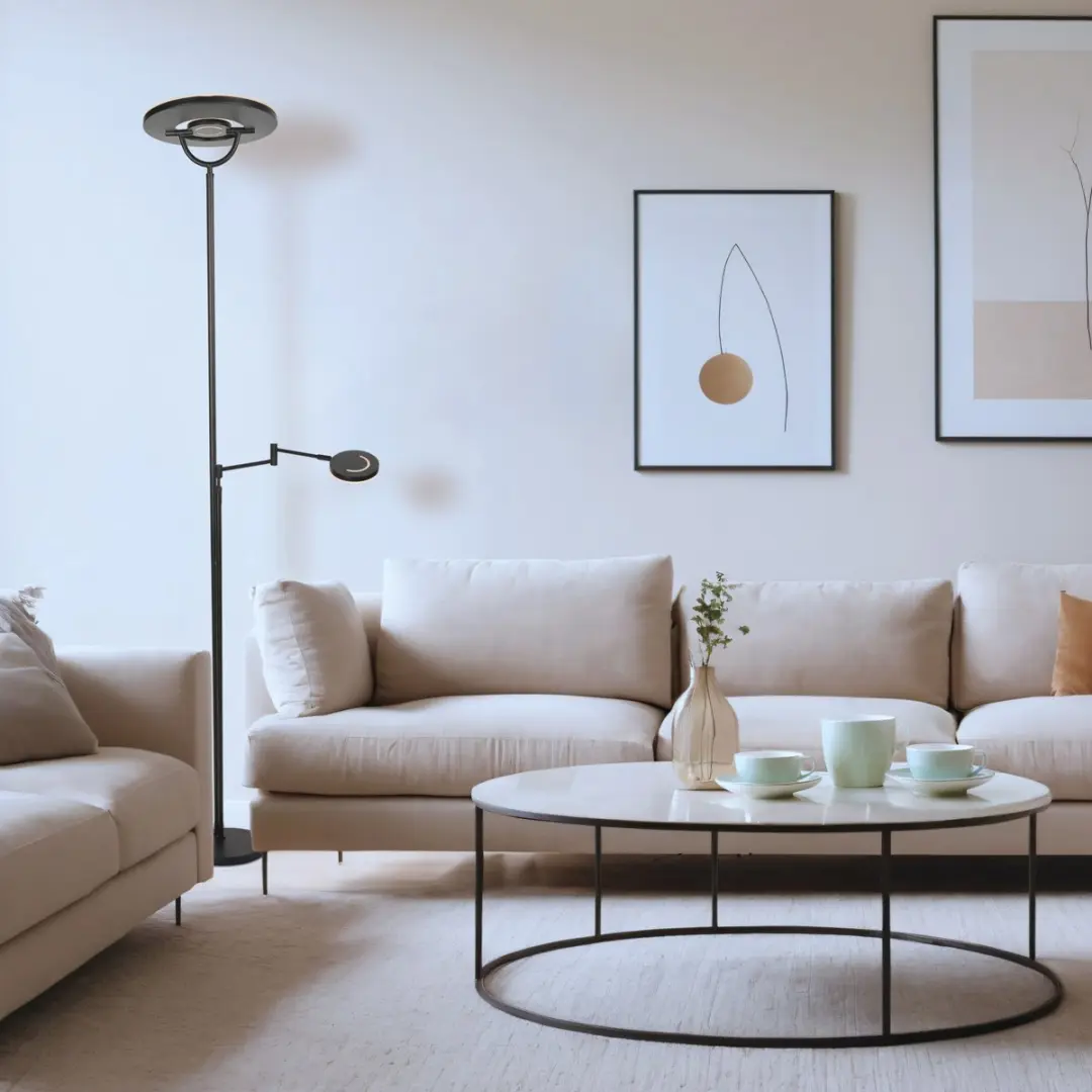 Steinhauer Soleil2 Vloerlamp 40W - Zwart - afbeelding 5 van 6