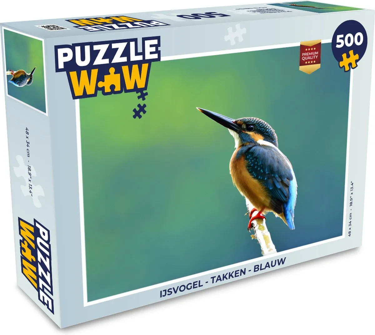 PuzzleWow IJsvogel Takken Legpuzzel 500 Stuks