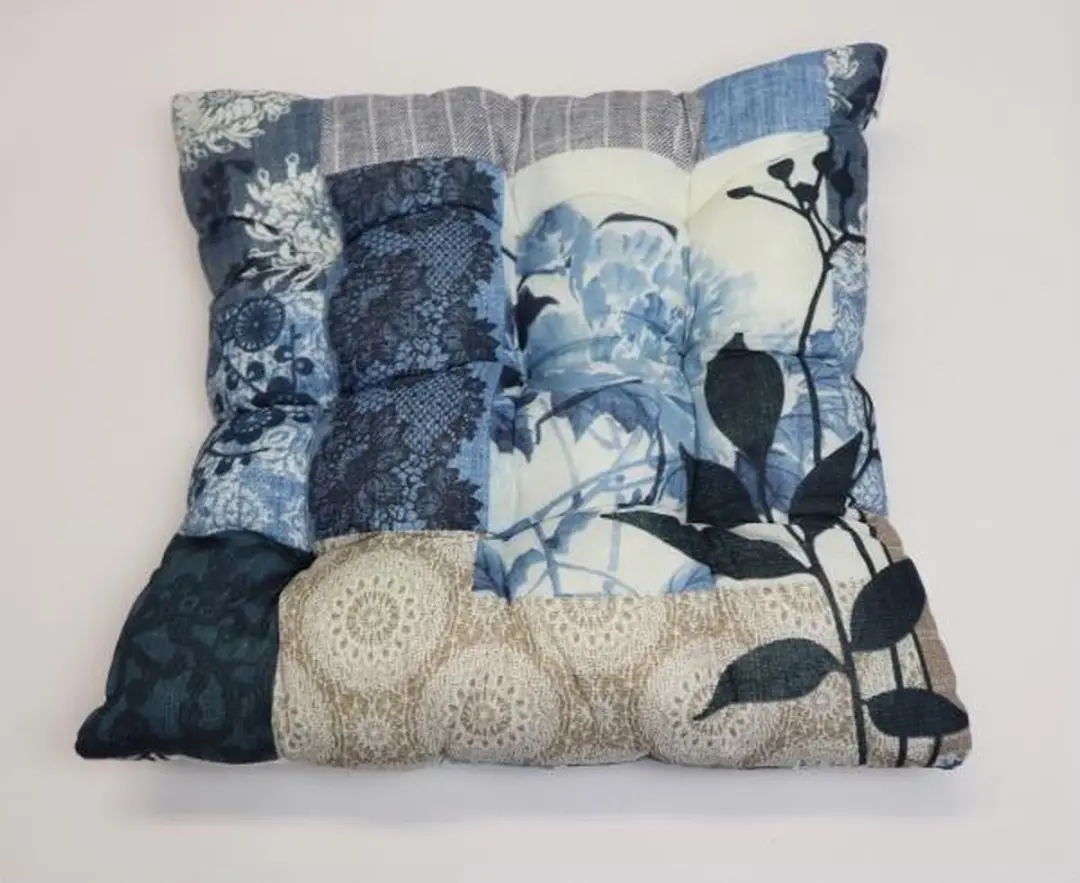 Madison Toscane zitkussen 46x46 cm Berdin blue