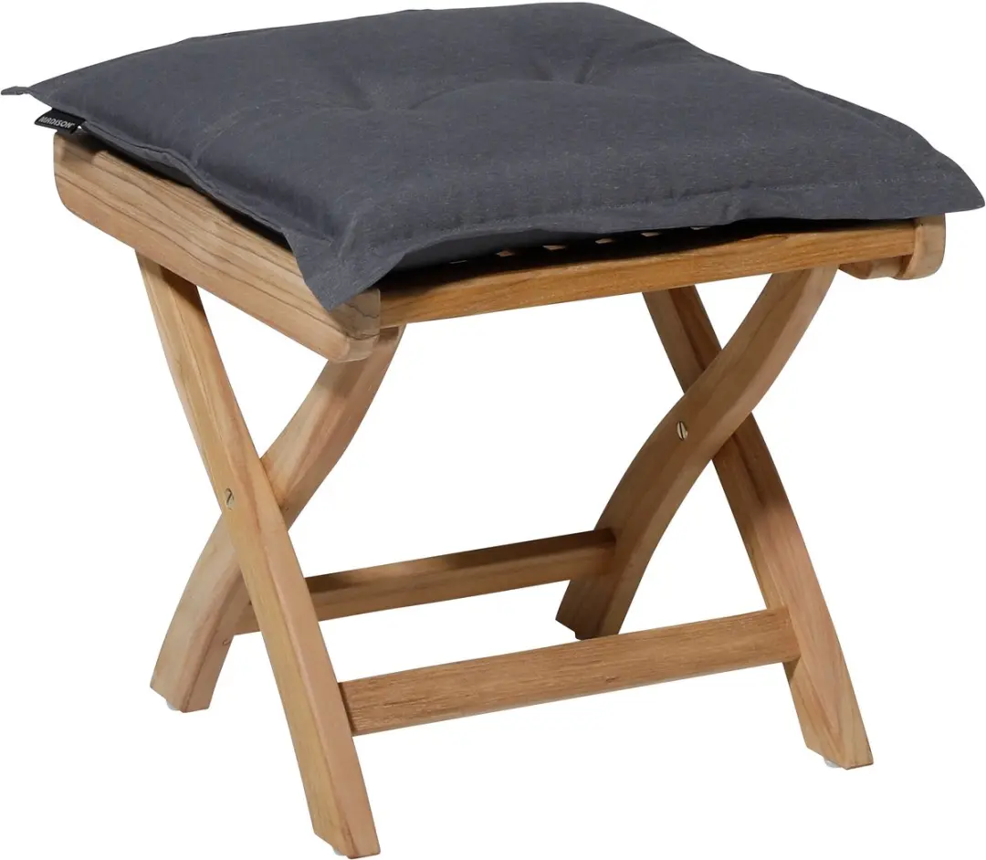 Madison Zitkussen Panama - Hocker - 50x50cm - Grijs - afbeelding 3 van 3