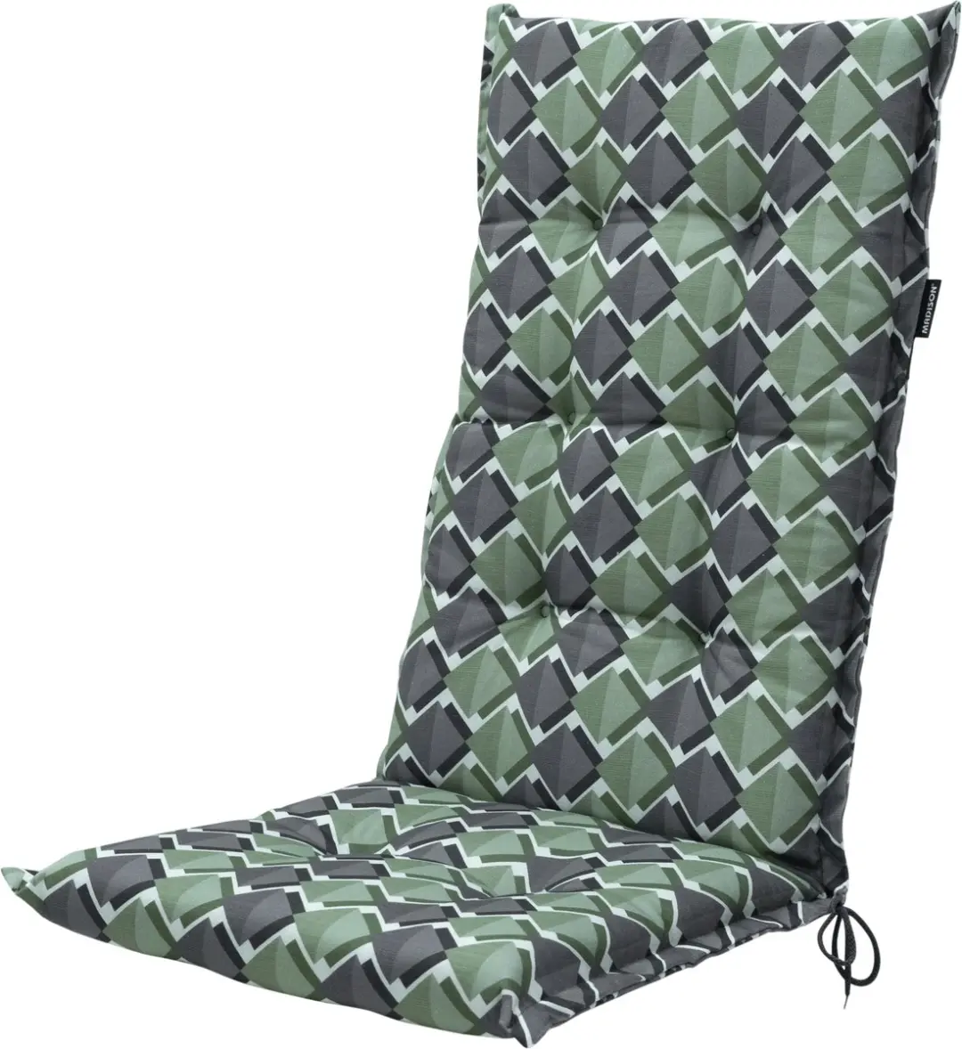 Madison Tuinstoelkussen hoge rug 50x123 cm Siem green
