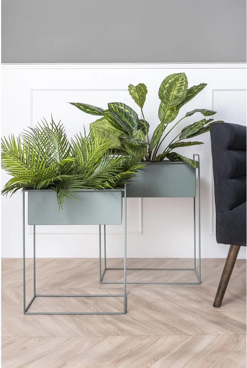 Present Time Essence Plantenpot - Groen - 51x24x65cm - afbeelding 2 van 6