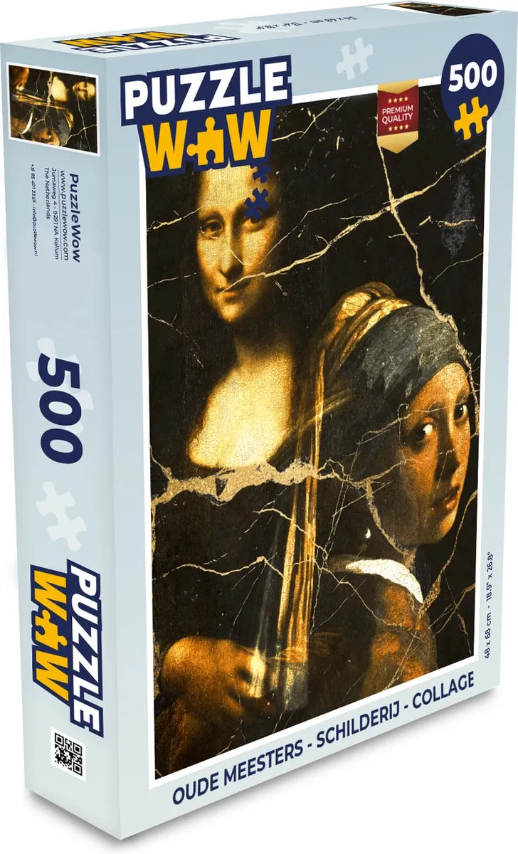 PuzzleWow Oude Meesters Legpuzzel 500 Stuks