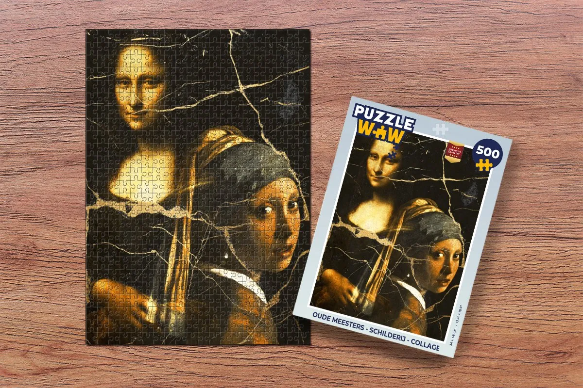 PuzzleWow Oude Meesters Legpuzzel 500 Stuks - Multicolor