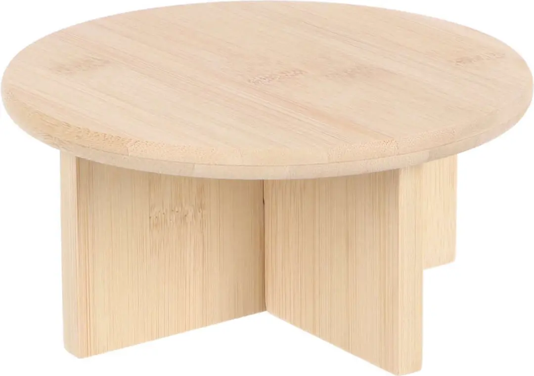 Esschert Design Plantentafeltje Bamboe D18cm H8.5cm - afbeelding 4 van 4