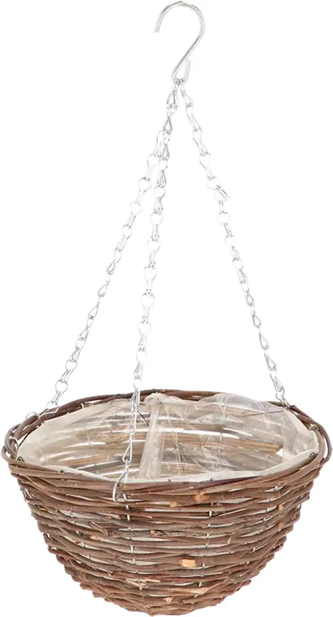 Hanging basket vlechtwerk wilg 25cm