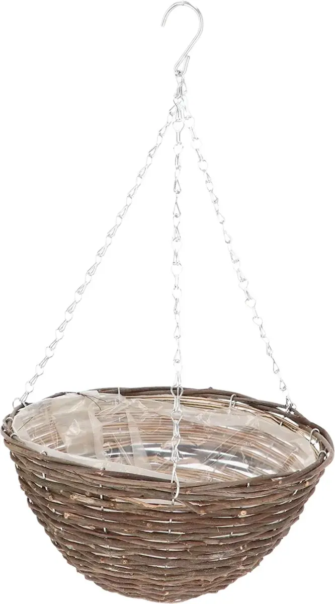 Hanging basket vlechtwerk wilg 35cm
