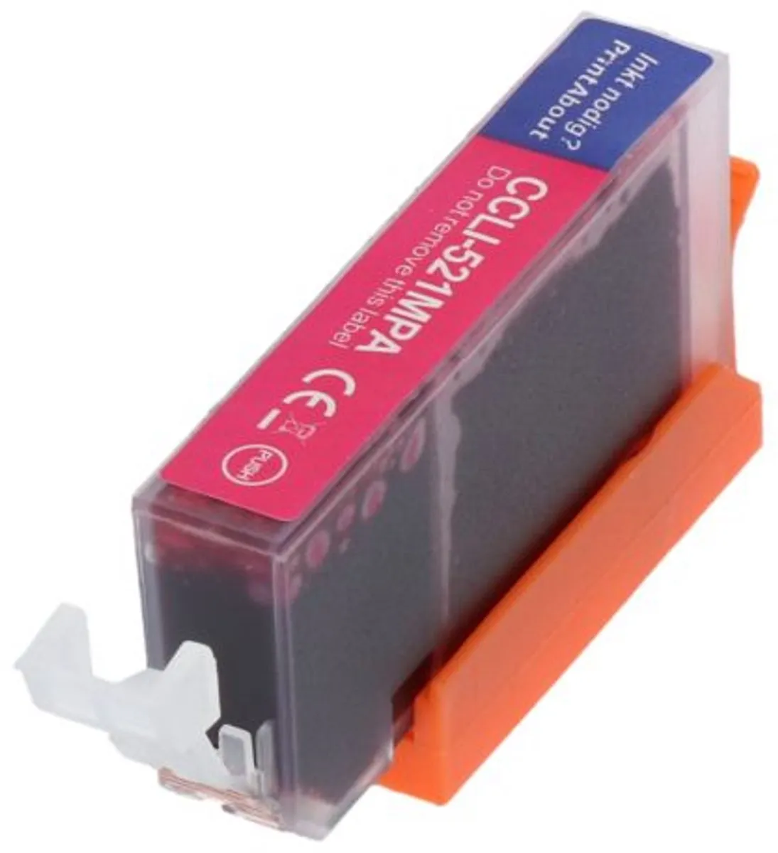 PrintAbout CLI-521M Inktcartridge Magenta - 13ml - o.a. Canon PIXMA