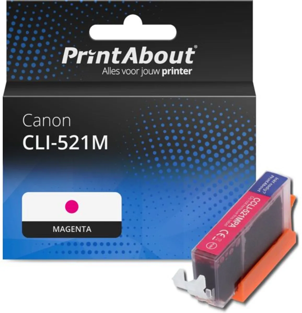 PrintAbout CLI-521M Inktcartridge Magenta