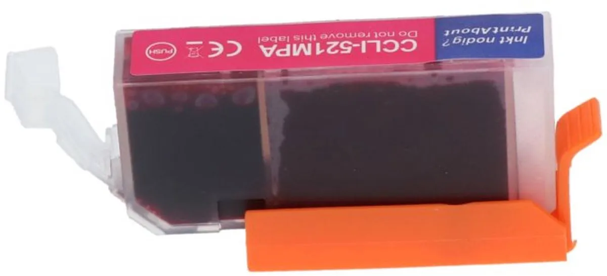 PrintAbout CLI-521M Inktcartridge Magenta - 13ml - o.a. Canon PIXMA