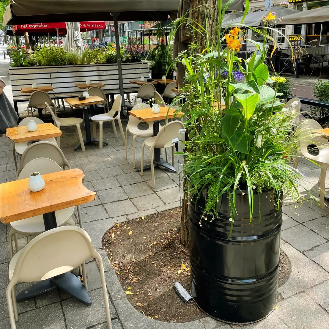 Barrelkings Olievat Plantenbak 200L - Zwart - afbeelding 5 van 6