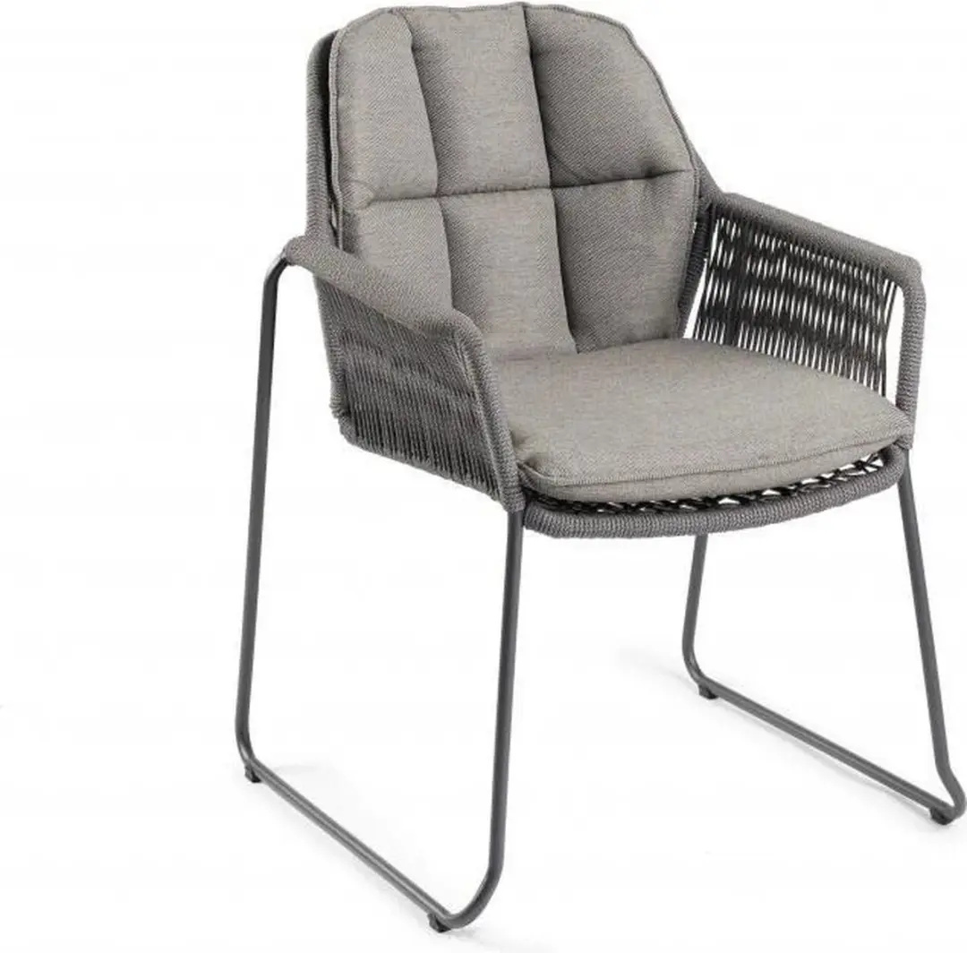 Tierra Outdoor Rivera Dining Tuinstoel - Charcoal - afbeelding 2 van 6
