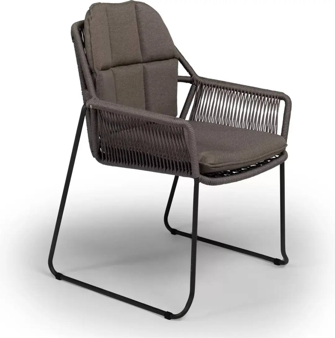 Tierra Outdoor Rivera Dining Tuinstoel - Charcoal - afbeelding 4 van 6