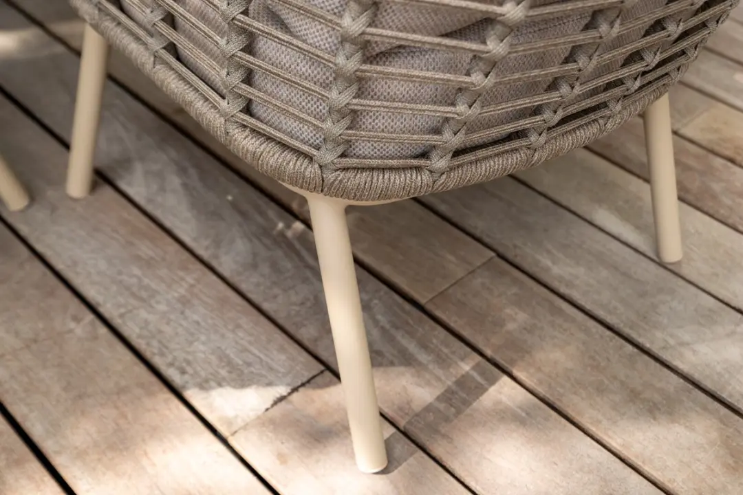 4 Seasons Outdoor Puglia Tuinstoel - Latte - afbeelding 3 van 6