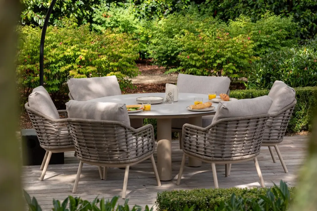 4 Seasons Outdoor Puglia Tuinstoel - Latte - afbeelding 4 van 6