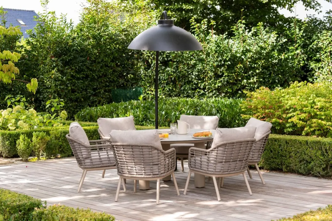 4 Seasons Outdoor Puglia Tuinstoel - Latte - afbeelding 5 van 6