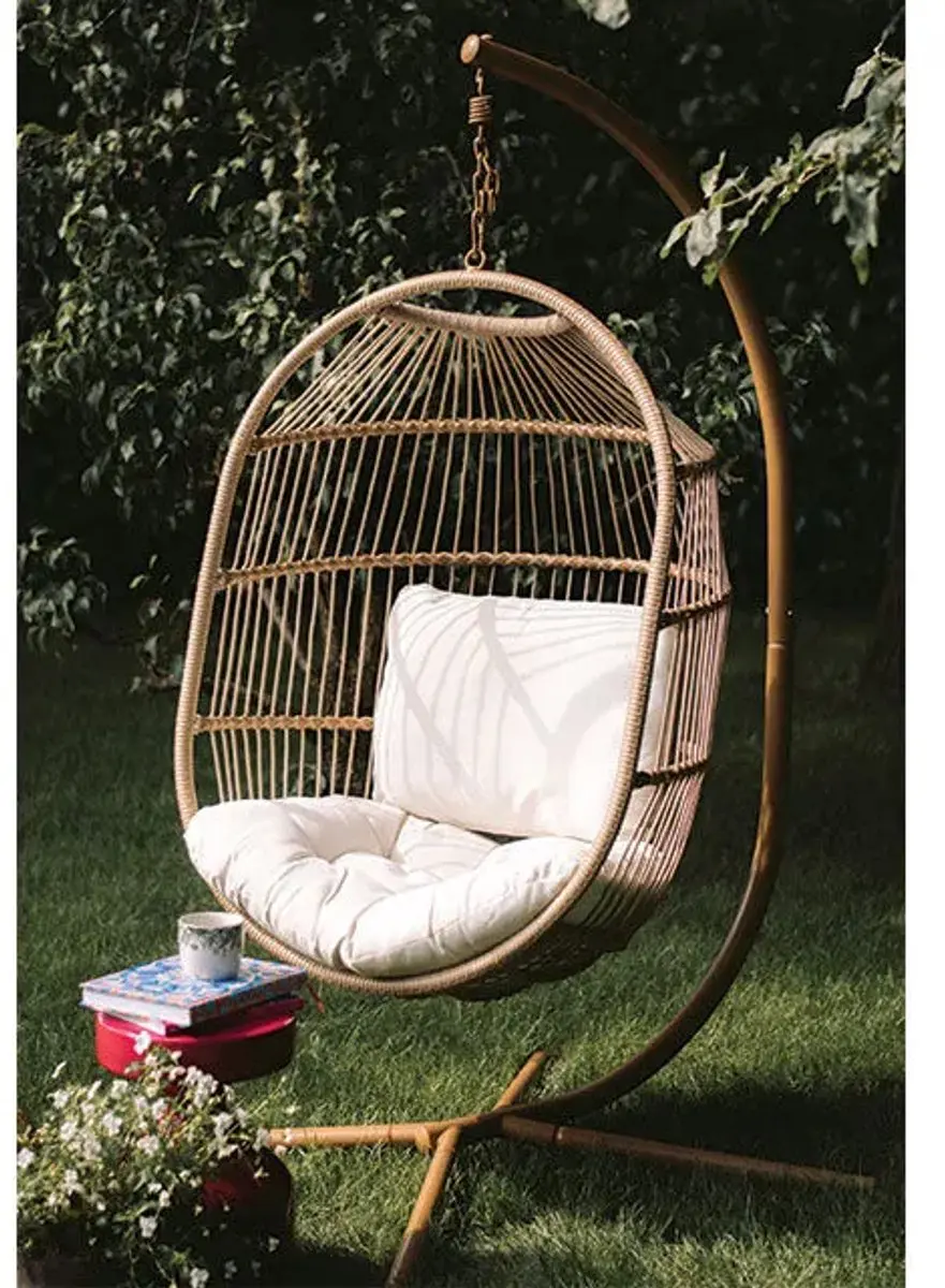 Fonteyn Hangstoel Ella Beige - afbeelding 2 van 6