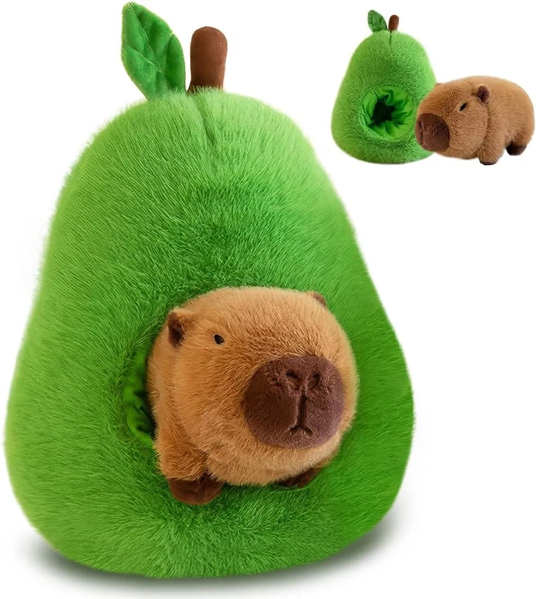 Topknuffels Capibara Knuffel Peer - 30cm Bruin