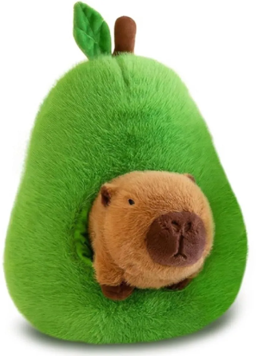 Topknuffels Capibara Knuffel Peer - 30cm Bruin