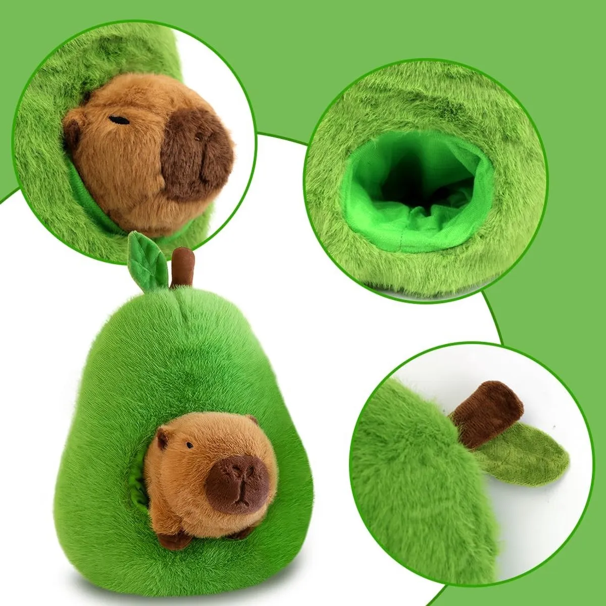 Topknuffels Capibara Knuffel Peer - 30cm Bruin