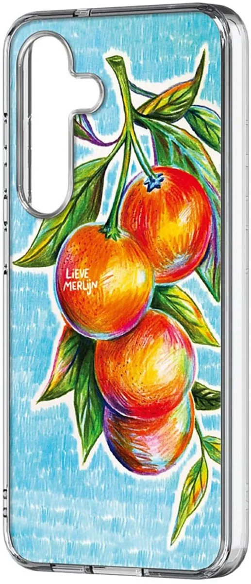 Samsung Lieve Merlijn Mandarin Hybrid Hoesje S25 - Blauw GP-FPS931AMETW