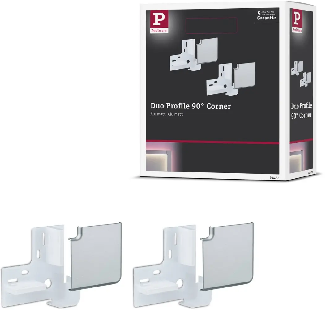 Paulmann Duo Hoekprofiel 2 Stuks
