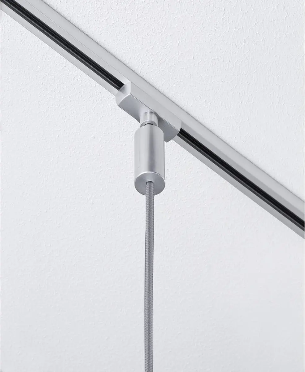 Paulmann 230V-railsysteemlamp E27 20W LED - Chroom - afbeelding 4 van 6