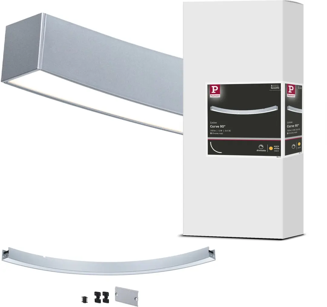Paulmann Linion Lichtkanaal 90° Curve 6.5W Chroom mat