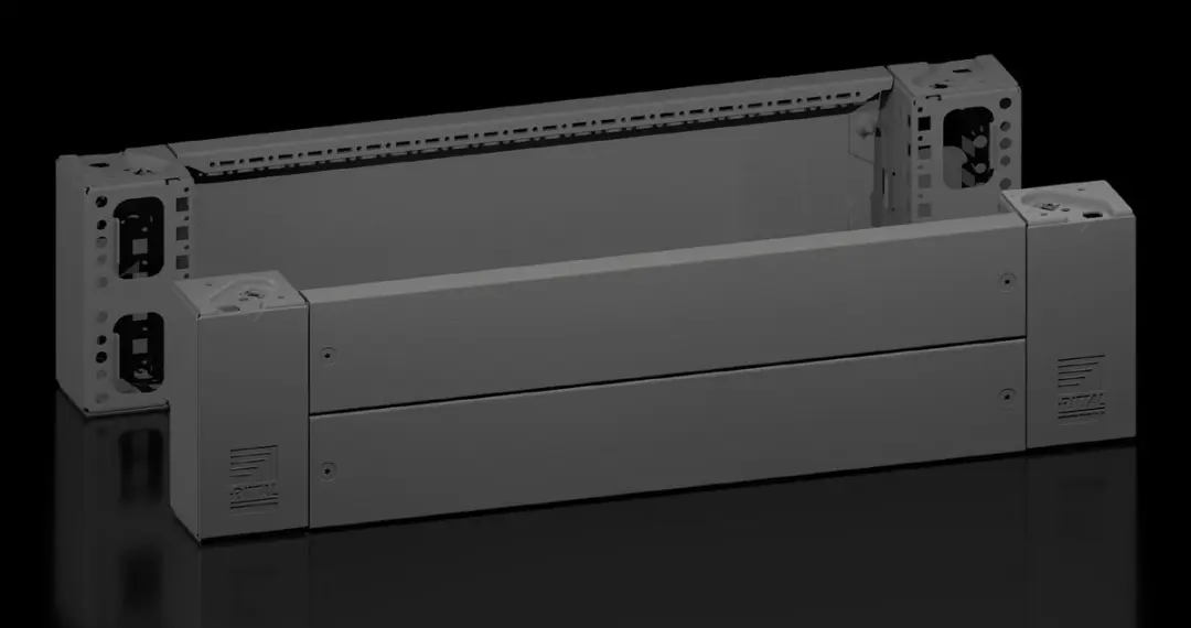 Rittal 8660023 VX-hoekstuk met sokkel-afdekking, voor en achter, H: 200 mm, voor