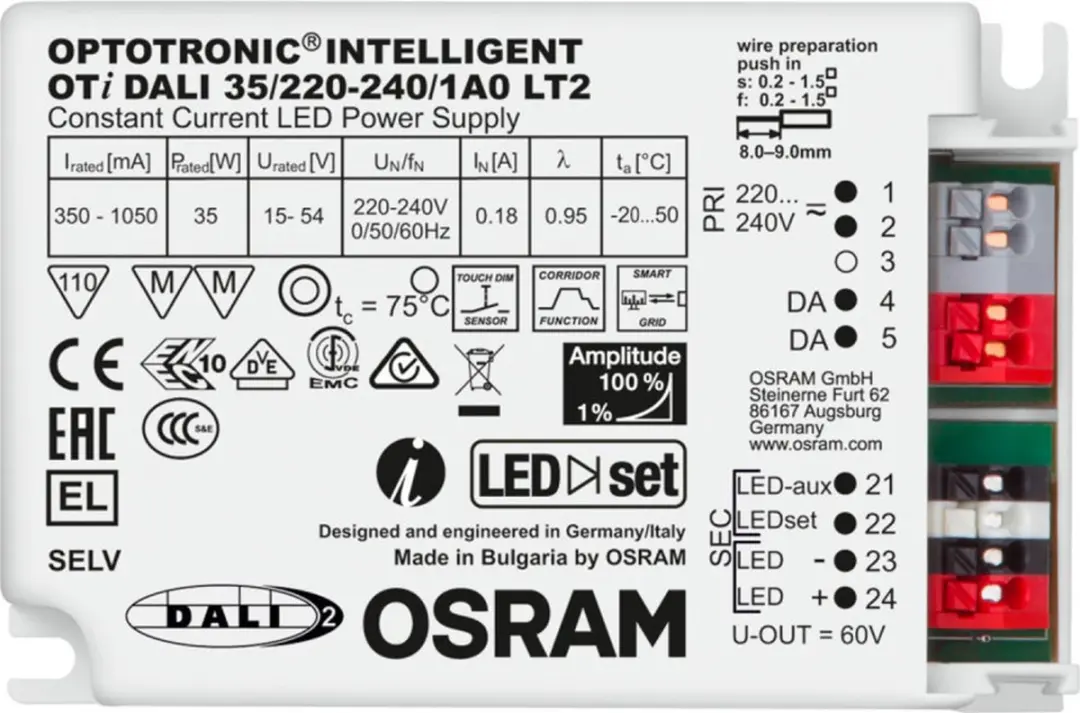 Osram OTI DALI 35/220-240/1A0 LED Driver