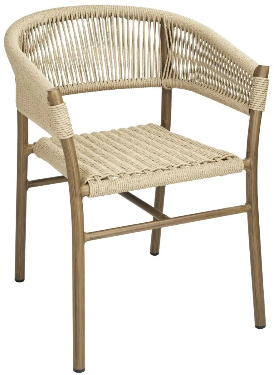 Bolero Florence Natuurlijk Touw Twist Rieten Stoelen (pak van 2)