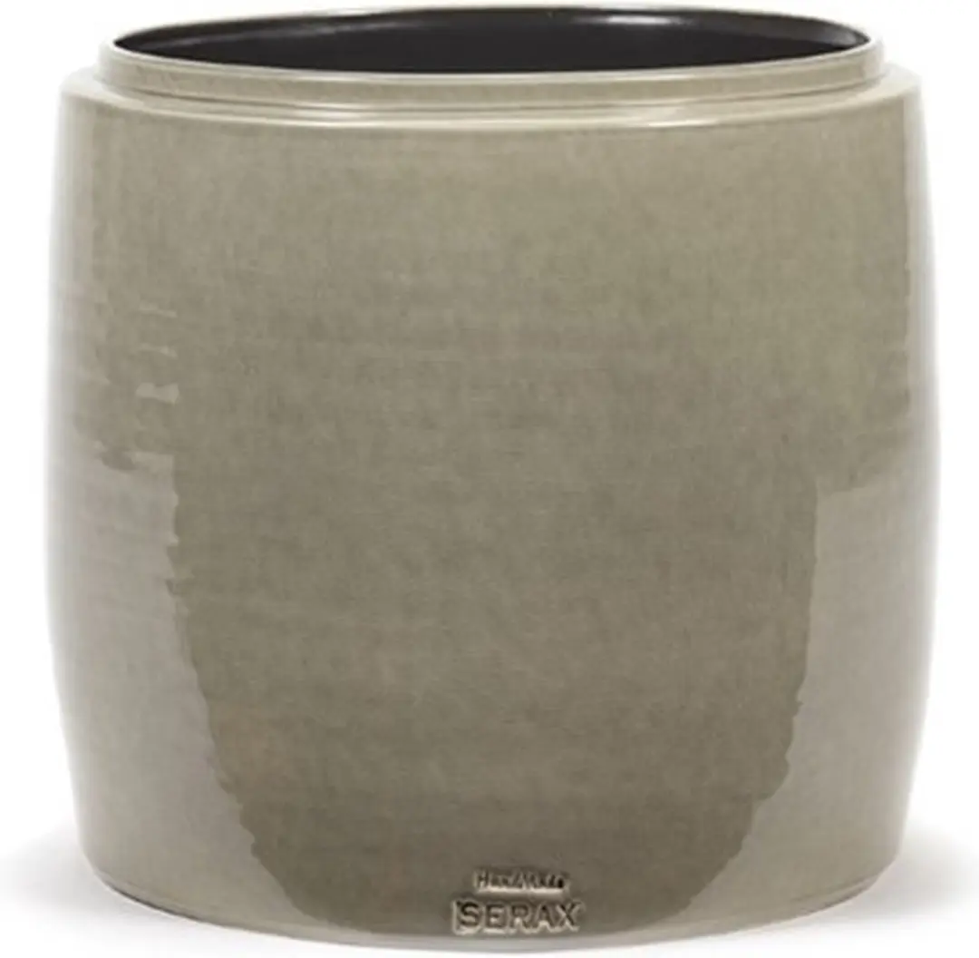 Serax Bloempot Grijs D 26 cm H 26 cm